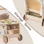 Wooden Baby Push Walker - Montessori Toddler Activity Center