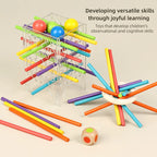 Montessori Wooden Counting Sticks Game - Sensory Learning Toy