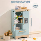 Wooden Play Kitchen Set - Kids Pretend Play Furniture