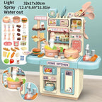 Kids Kitchen Playset with Light, Sound & Spray Effects