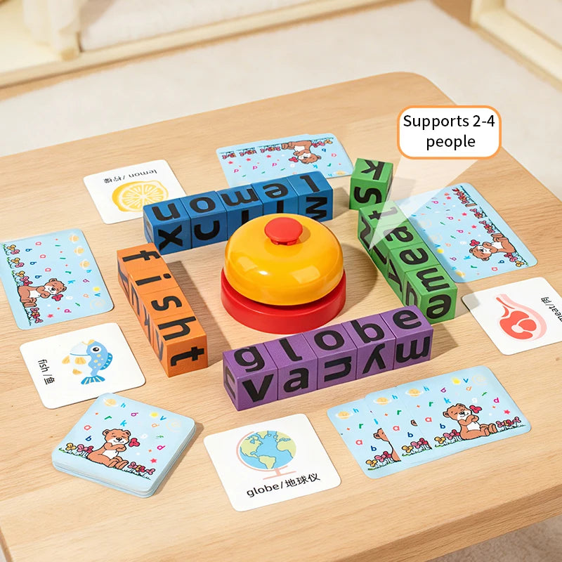 Magnetic Word Spelling Game ABS Alphabet Puzzle for Preschool Learning