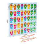 Wooden Magnetic Alphabet Fishing Game - Montessori Educational Toy