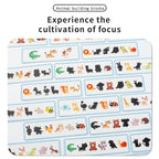 Animal Matching Wooden Logic Blocks - Educational Sorting Board Game