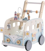 Wooden Baby Walker Activity Center -  Push Toy