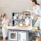 100cm Kids Kitchen Playset - Electric Induction Role Play Toy