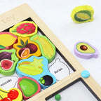 3-in-1 Wooden Maze Puzzle - Montessori Educational Sorting Toy
