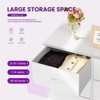 8-Drawer Fabric Dresser Organizer with Steel Frame for Bedroom & Nursery