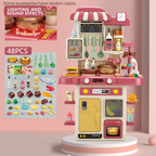 Kids Kitchen Playset with Lights & Sound - Educational Cooking Toy