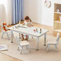 Kids Adjustable Study Table & Chair Set | Burlywood Graffiti Desk