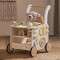 Wooden Baby Push Walker - Montessori Toddler Activity Center