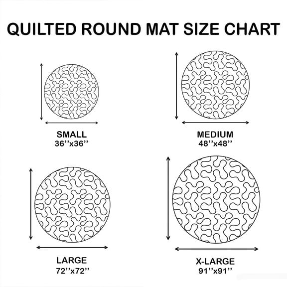 Autumn Boo Quilted Round Mat Cute Halloween Doormat Best Halloween Gifts - Goornet